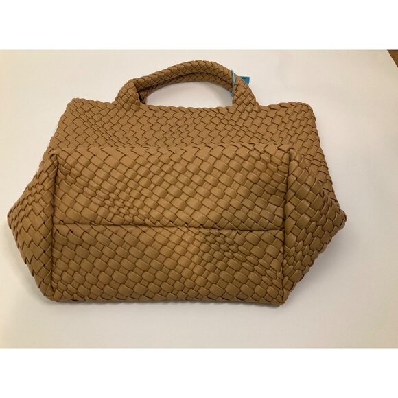 NWT Woven Tote Shoulder Handbag - with zipper purse - Large Travel Tote - Picture 7 of 10